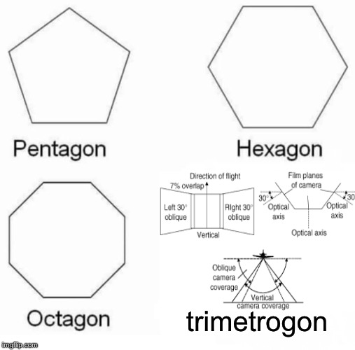 Pentagon Hexagon Octagon | trimetrogon | image tagged in memes,pentagon hexagon octagon | made w/ Imgflip meme maker