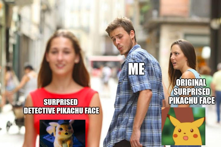 High Quality Detective pikachu is awesome Blank Meme Template