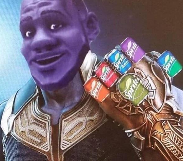 High Quality LeBron Thanos Blank Meme Template