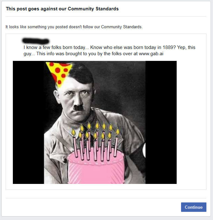 facebook jail Blank Meme Template