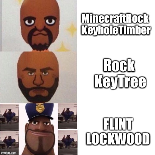 Matt and Officer Earl | MinecraftRock KeyholeTimber; Rock KeyTree; FLINT LOCKWOOD | image tagged in matt and officer earl | made w/ Imgflip meme maker