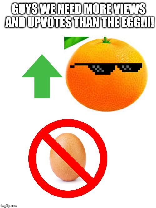 blank space | GUYS WE NEED MORE VIEWS AND UPVOTES THAN THE EGG!!!! | image tagged in blank space | made w/ Imgflip meme maker