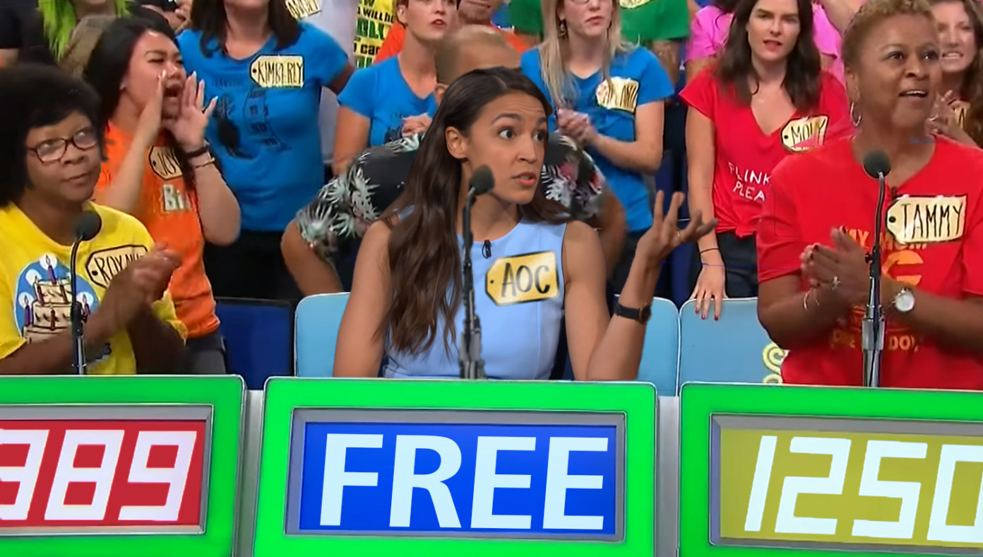 High Quality AOC The Price Is Right Blank Meme Template