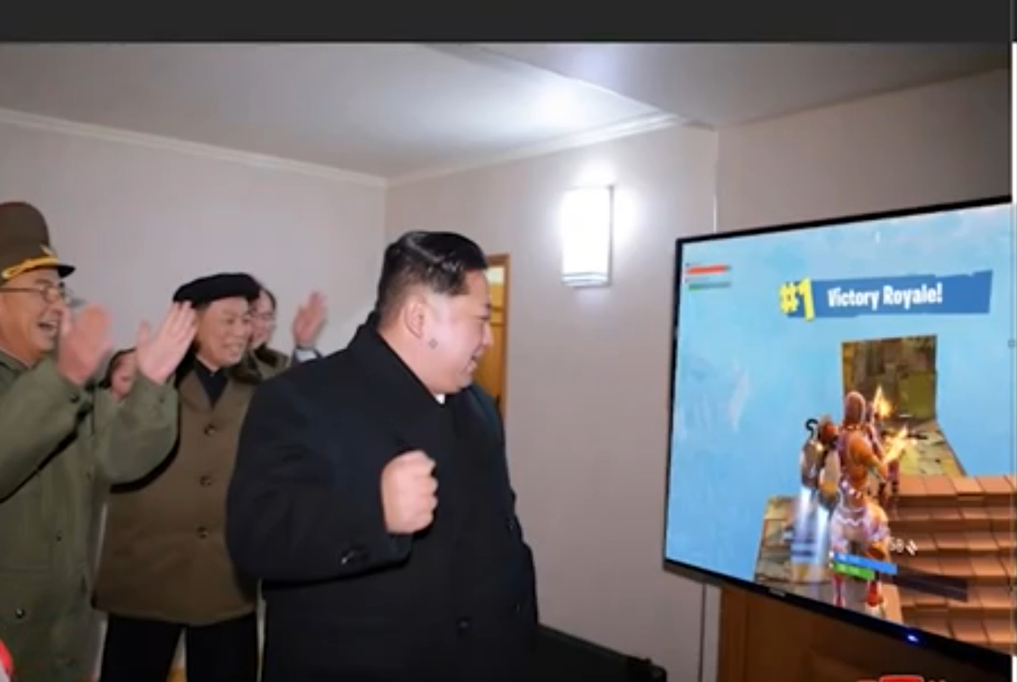 Kim got the victory royale Blank Meme Template