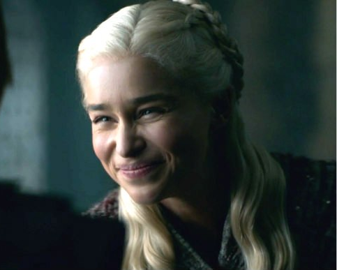 High Quality Daenerys smile Blank Meme Template