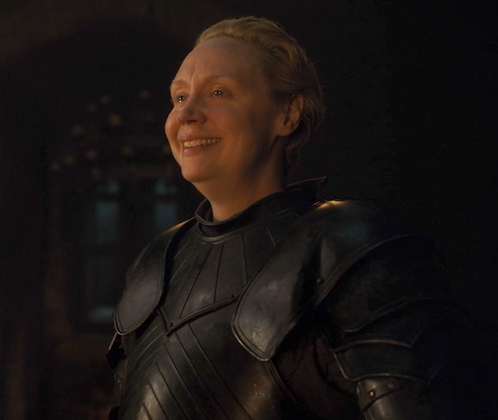 High Quality Smiling Brienne Blank Meme Template