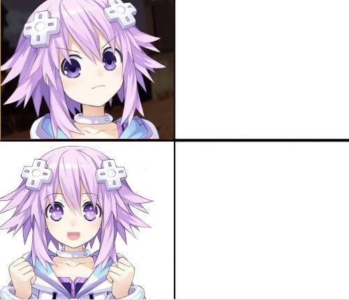 High Quality Nep Nep Blank Meme Template