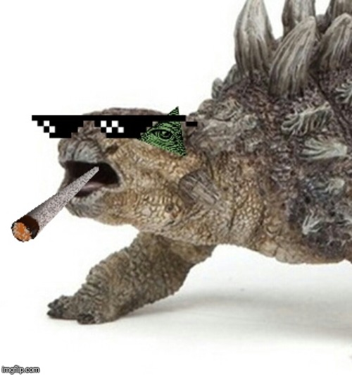 The Danky has Arrived | image tagged in dankylosaurus,dank memes,illuminati,dinosaurs,toys | made w/ Imgflip meme maker