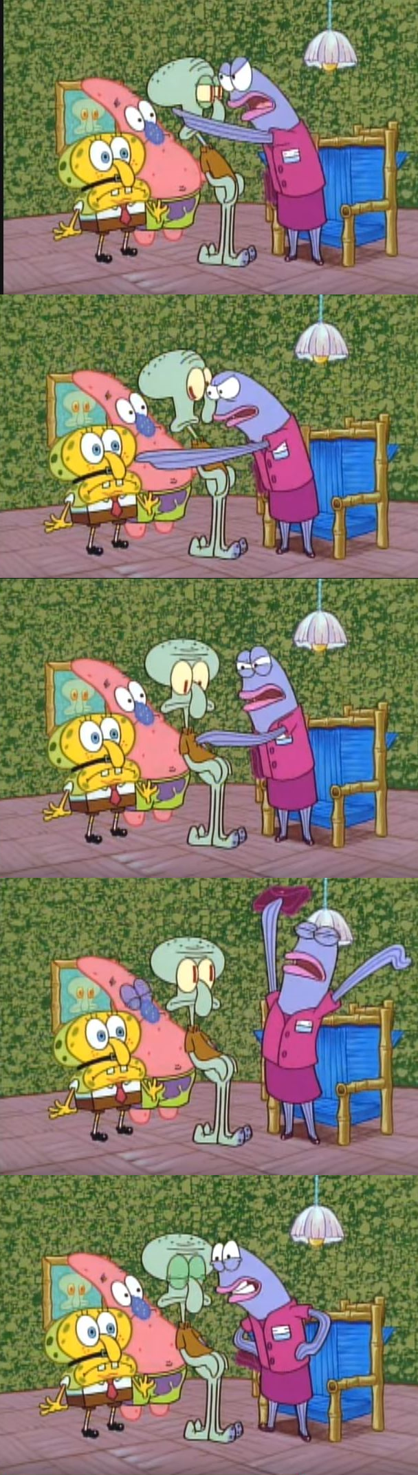 ANY OTHER SQUIDWARDS?! Blank Meme Template