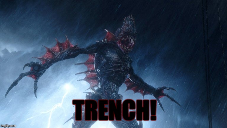 The Trench | TRENCH! | image tagged in the trench | made w/ Imgflip meme maker