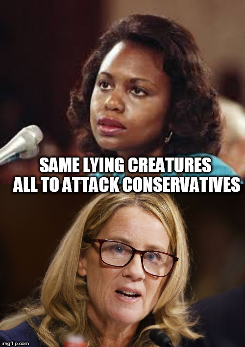 SAME LYING CREATURES ALL TO ATTACK CONSERVATIVES | image tagged in hill | made w/ Imgflip meme maker