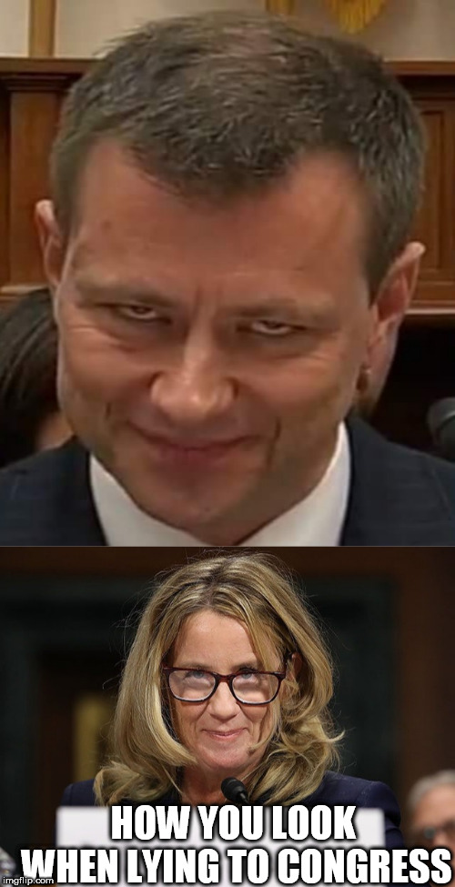 HOW YOU LOOK WHEN LYING TO CONGRESS | image tagged in peter strozk | made w/ Imgflip meme maker