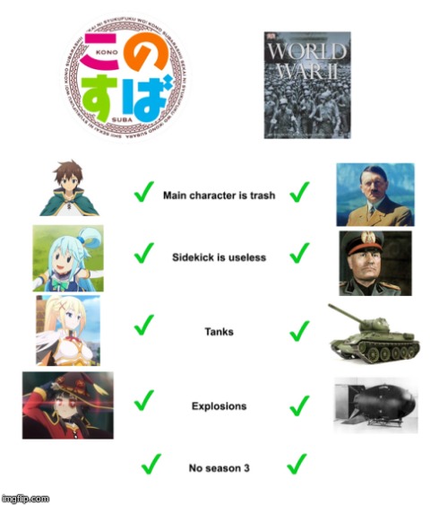 same thing i think so | image tagged in anime,ww2 | made w/ Imgflip meme maker