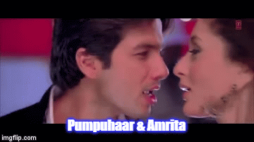 Pumpuhaar & Amrita | image tagged in gifs | made w/ Imgflip video-to-gif maker