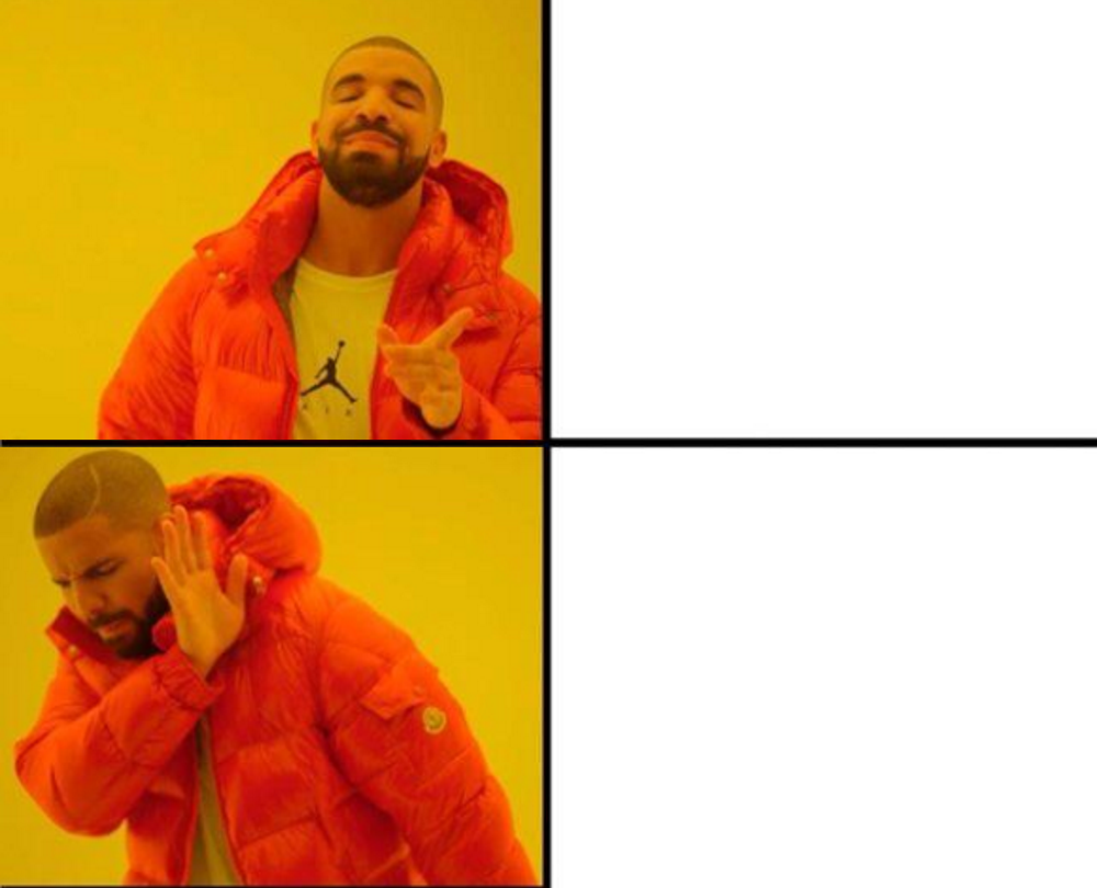 Drake Hotline Bling Backwards Blank Template Imgflip