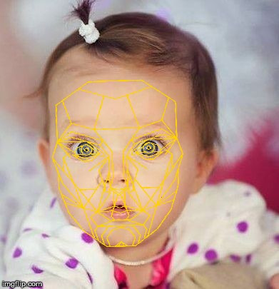 Adorable baby face with the Golden Ratio. | image tagged in the golden ratio,baby,face,adorable,beauty,light hearted | made w/ Imgflip meme maker