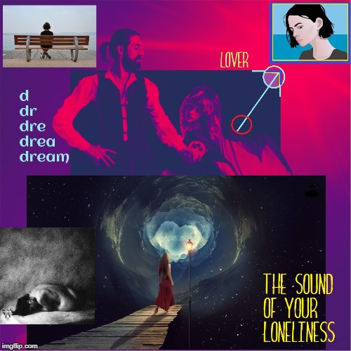 "The Loneliness of Being Together" —Vince Vance |  LOVER; THE SOUND OF YOUR LONELINESS | image tagged in vince vance,fleetwood mac,stevie nicks,mick fleetwood,loneliness,the sound of alone | made w/ Imgflip meme maker