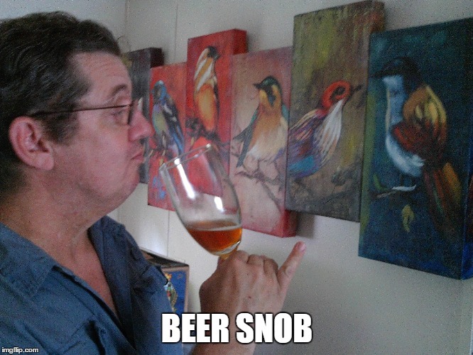 Beer Snob Blank Meme Template