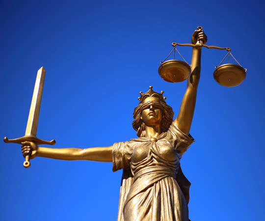 High Quality blindfolded Lady Justice sword and scales Blank Meme Template