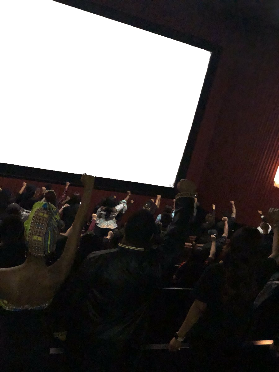 High Quality Black Panther movie theater Blank Meme Template