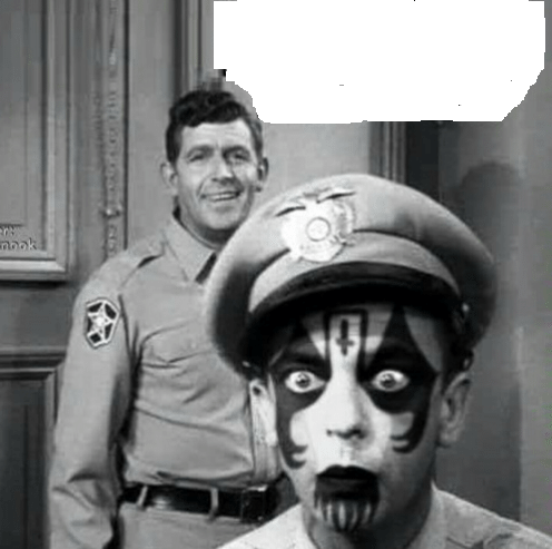 High Quality Cartwheel If the Upside Down Cross Bothers You ;) (Mayberry) Blank Meme Template