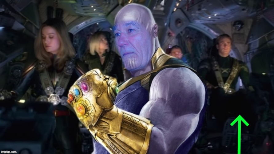 image tagged in kewlew as thanos | made w/ Imgflip meme maker