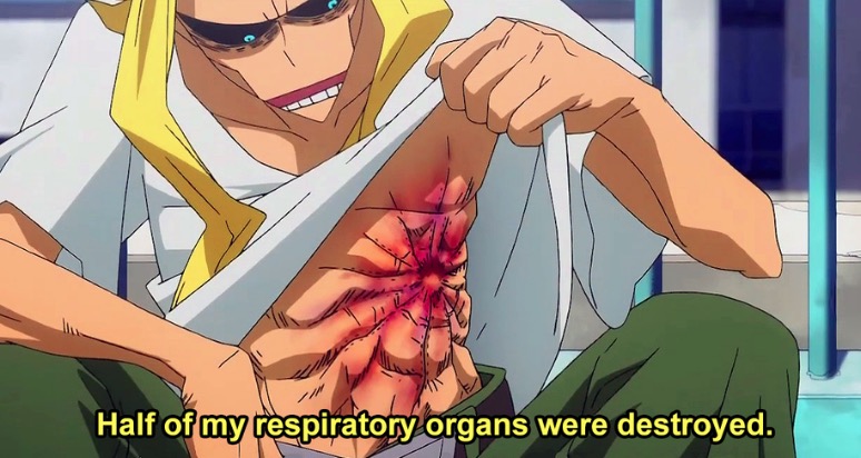 Half of my respiratory organs were destroyed Blank Meme Template