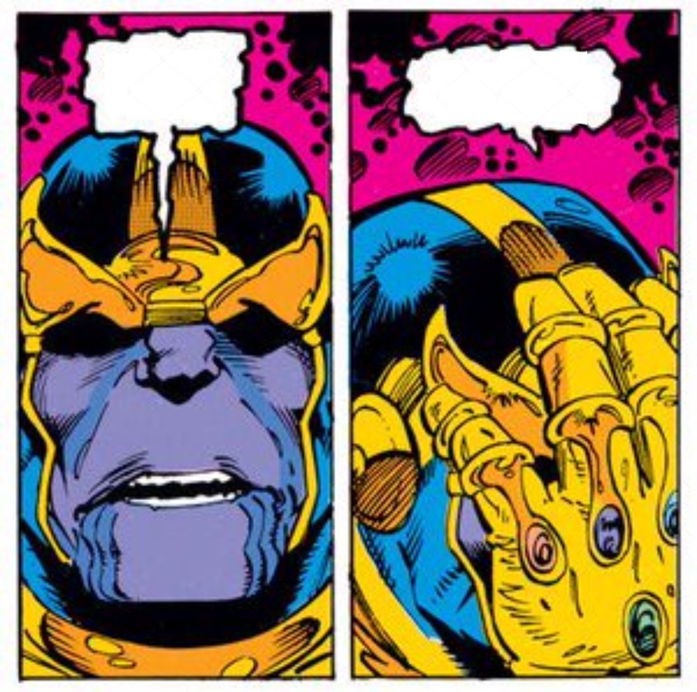 Thanos Facepalm Blank Meme Template