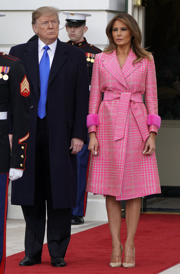 Donald Trump and First Lady Blank Meme Template