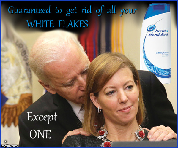 get rid of the white flakes | . | image tagged in joe biden,creepy joe biden,lol,politics lol,memes,funny memes | made w/ Imgflip meme maker