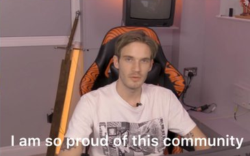High Quality Pewds I am so proud Blank Meme Template