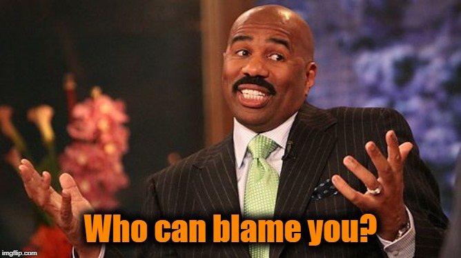 shrug | Who can blame you? | image tagged in shrug | made w/ Imgflip meme maker