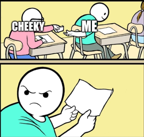 Cheeky's Note Blank Meme Template