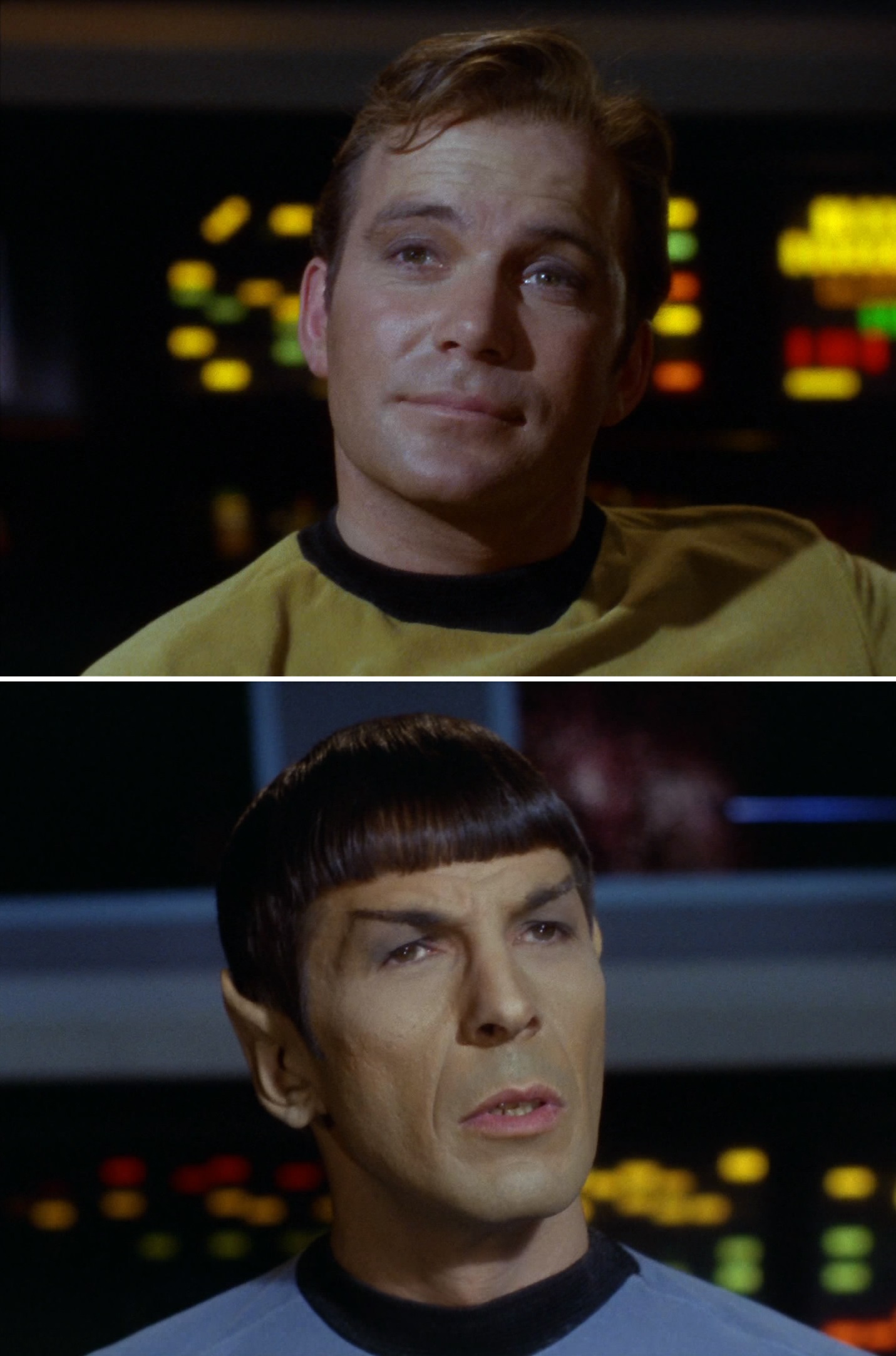 Spock Kirk Human. 