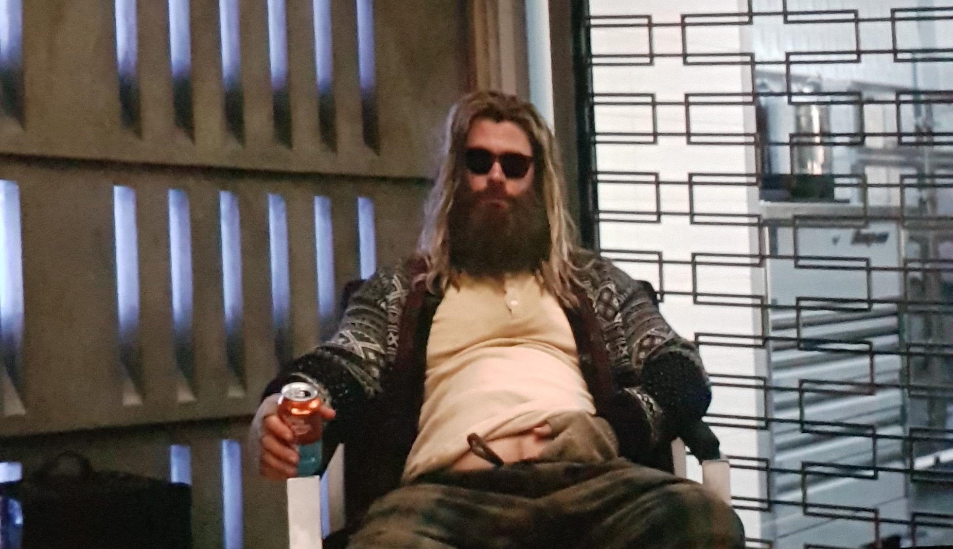 Dad Bod Thor Blank Meme Template