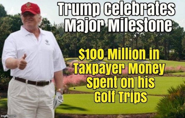 working hard for the people | . | image tagged in donald trump,trump golf | made w/ Imgflip meme maker