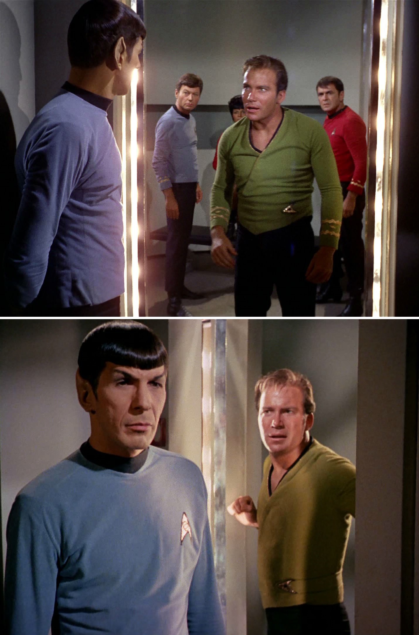 Spock Mirror Kirk Blank Meme Template