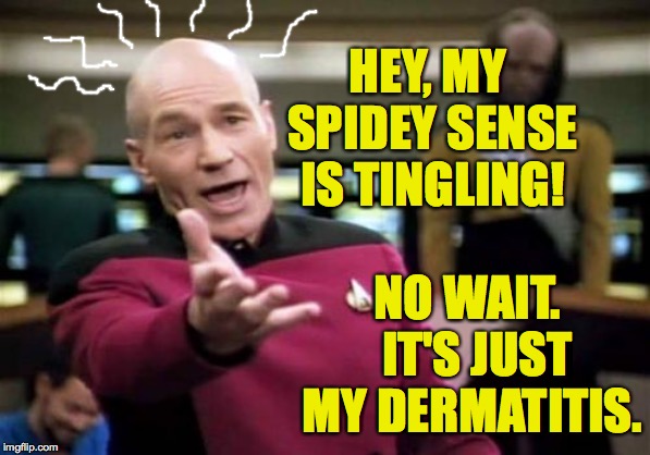Lee-et the sunshine, leeet the sunshine in!  The suuun-shine in!  ( : | HEY, MY SPIDEY SENSE IS TINGLING! NO WAIT.  IT'S JUST MY DERMATITIS. | image tagged in long as i can grow it,memes,picard wtf,my hair,spider-man | made w/ Imgflip meme maker