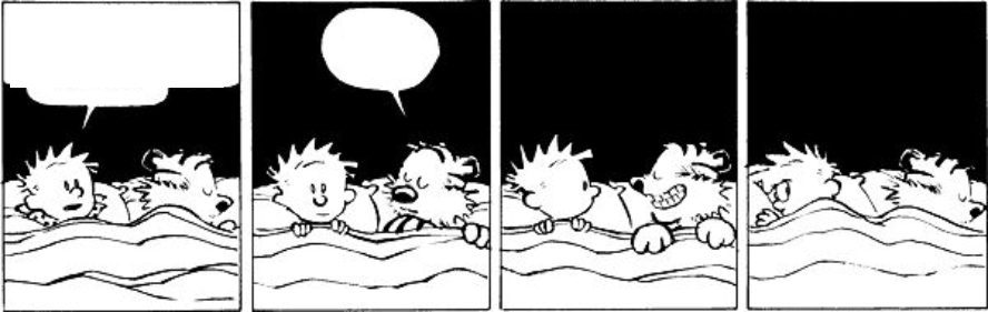 High Quality Bubble Burster (Calvin and Hobbes) Blank Meme Template