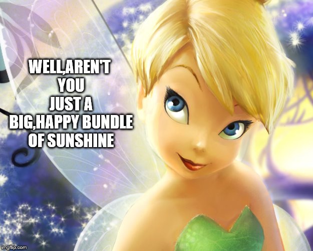 WELL,AREN'T YOU JUST A BIG,HAPPY BUNDLE OF SUNSHINE | made w/ Imgflip meme maker