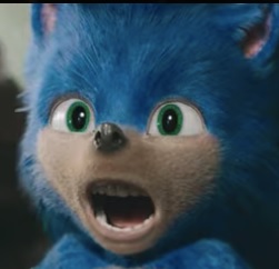 High Quality Surprised Sonic Blank Meme Template