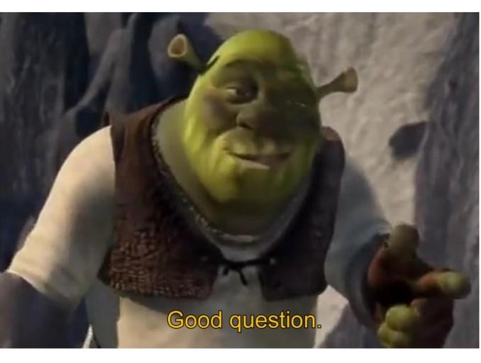 High Quality Good Question Blank Meme Template