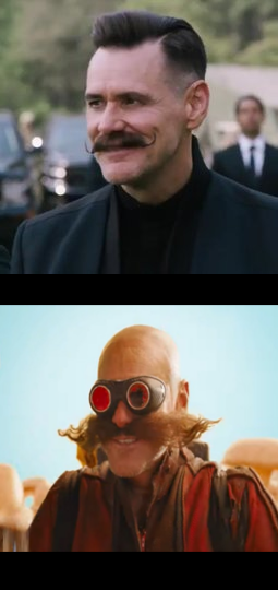 Live Action Eggman before and after Blank Meme Template