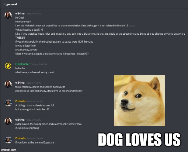 DOG LOVES US | made w/ Imgflip meme maker