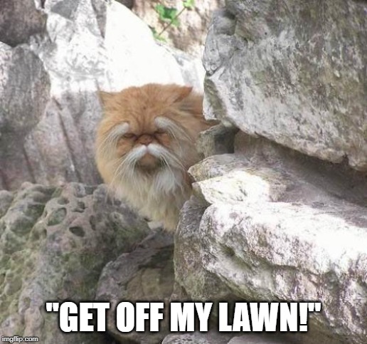 "GET OFF MY LAWN!" | made w/ Imgflip meme maker