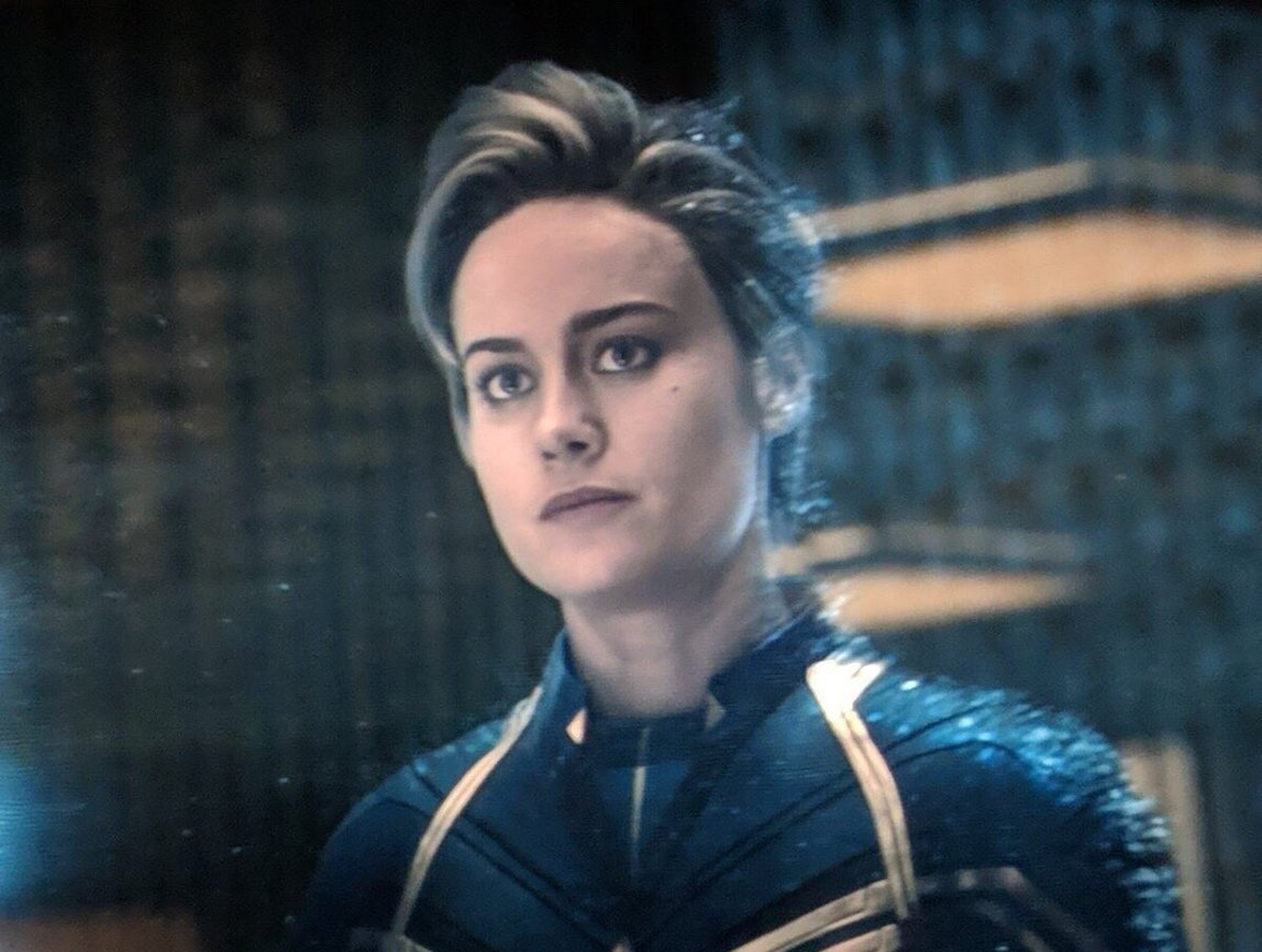 Captain Marvel short hair Blank Meme Template