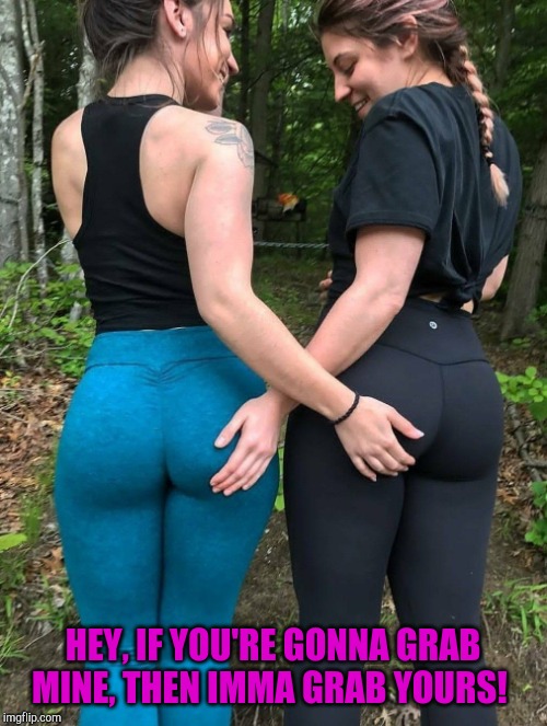 Sexy butt grab