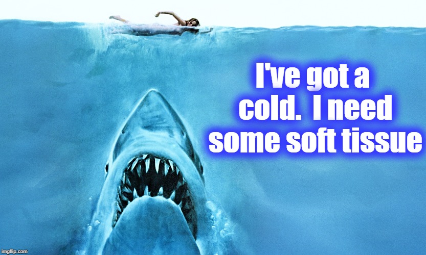 I've got a cold.  I need some soft tissue | made w/ Imgflip meme maker