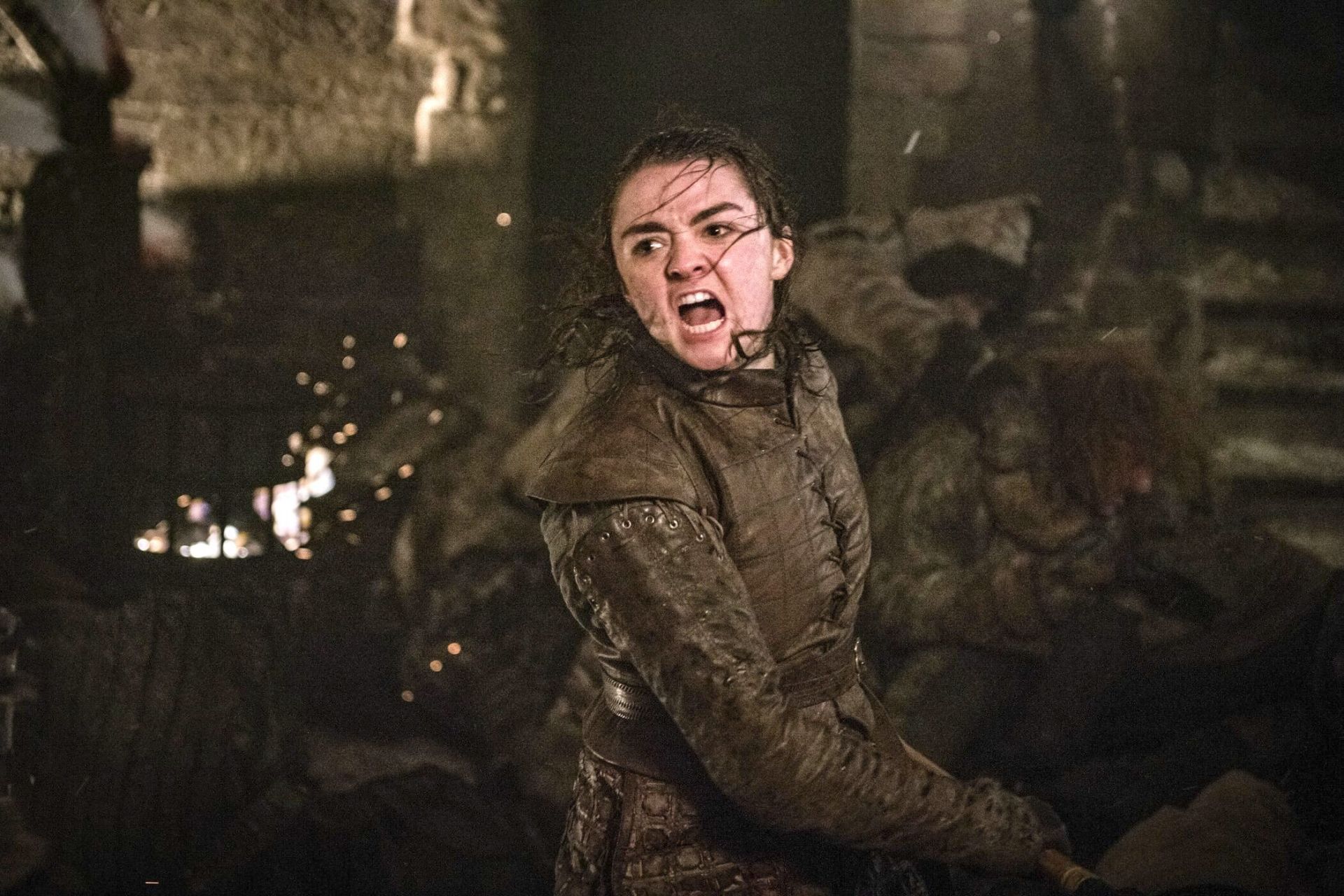 Arya attack Blank Meme Template