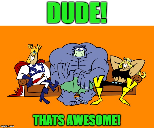 silly | DUDE! THATS AWESOME! | image tagged in silly | made w/ Imgflip meme maker